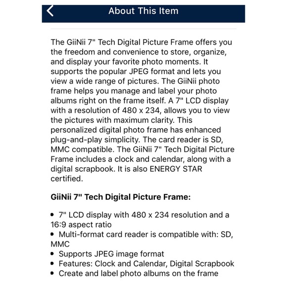 Digital Picture Frame - Picture 4 of 5